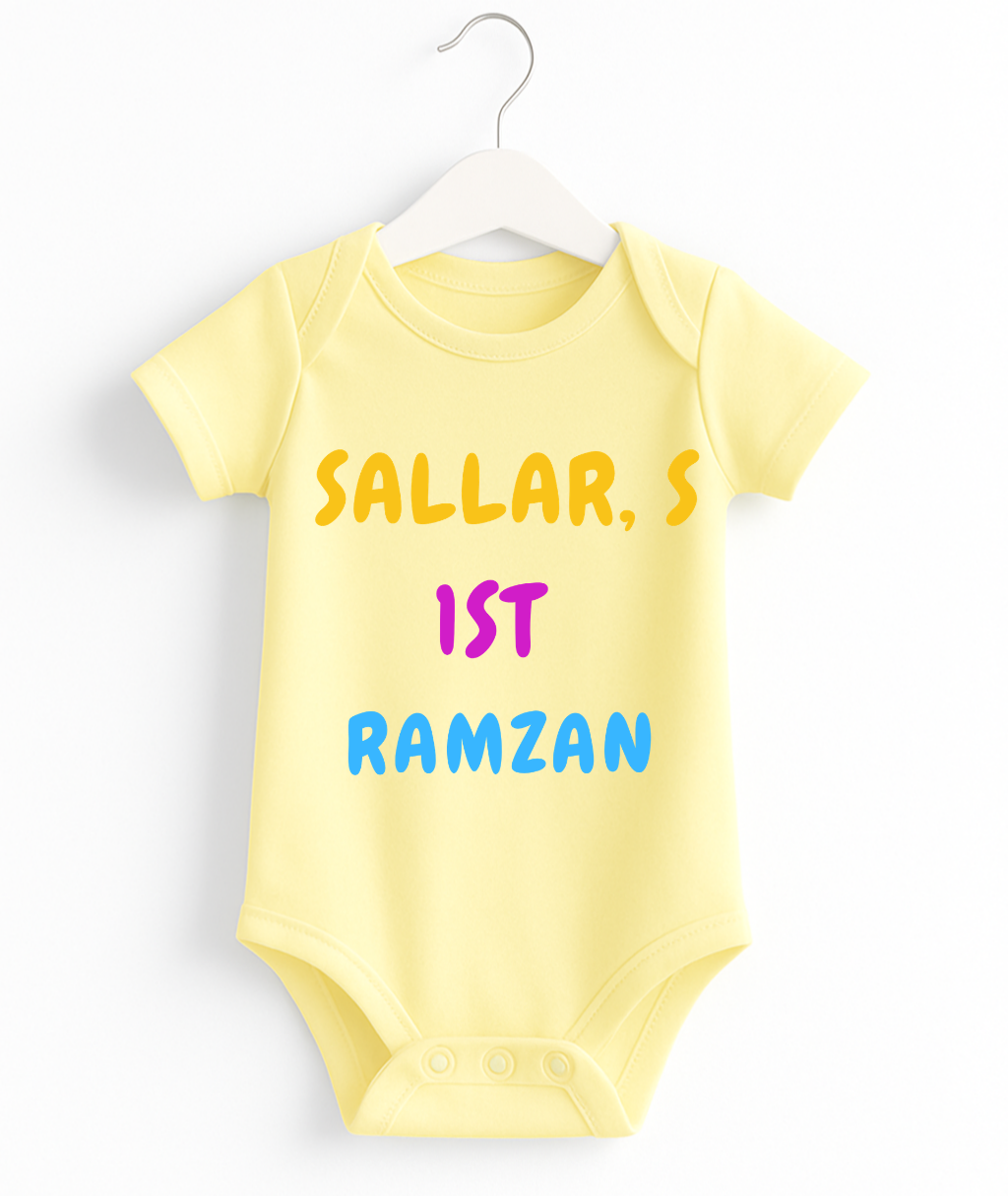 Customize Name 1st Ramadan Romper