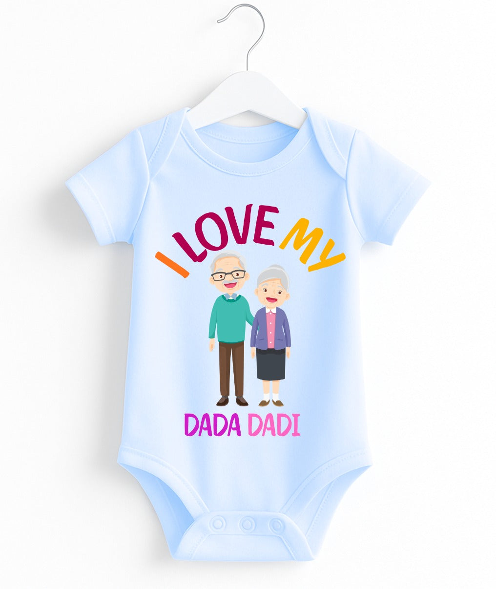 I Love My Dada Dadi | Customize Baby Romper