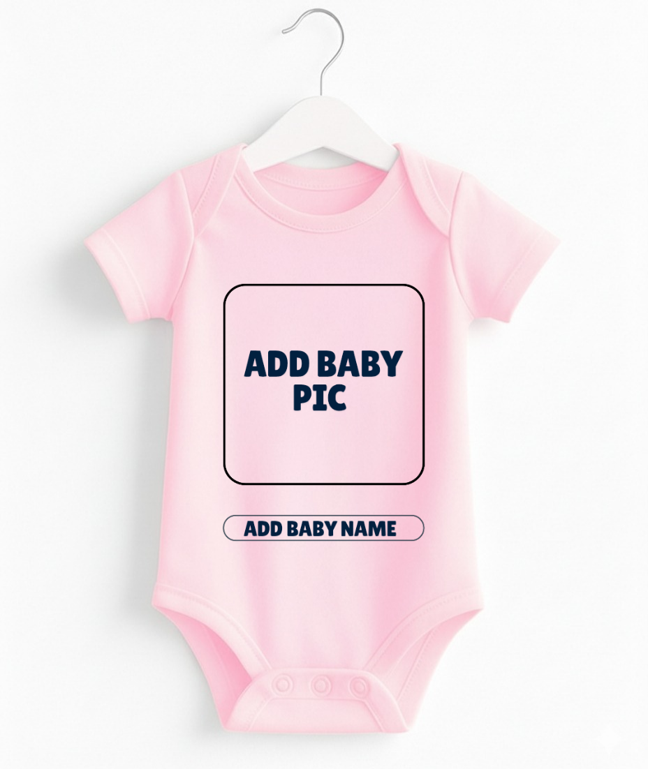 Custom Name & Pic Baby Romper| Customize Romper