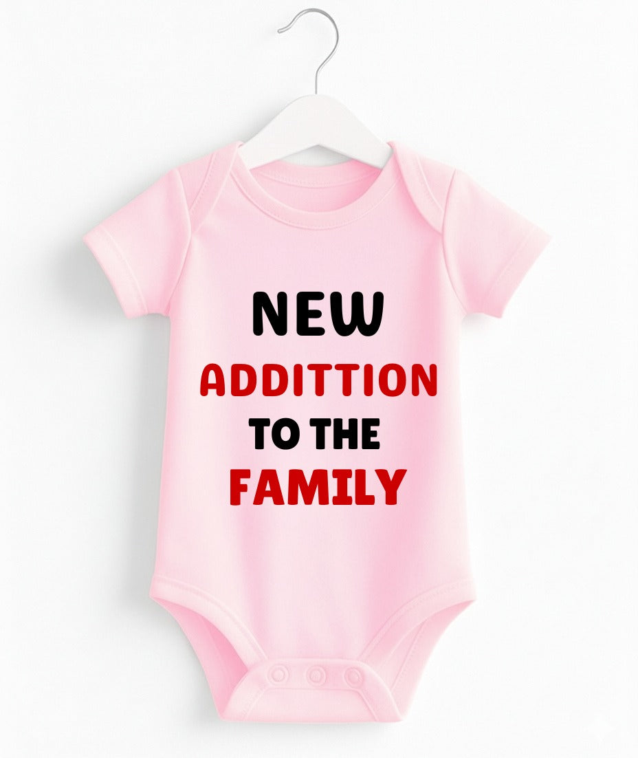 New Addition To The Family | Customize Baby Romper