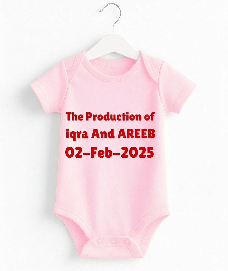 Custom Text Baby Romper | Customize Your Own Text