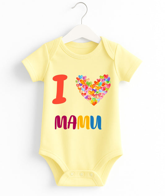I Love Mamu | Customize Baby Romper