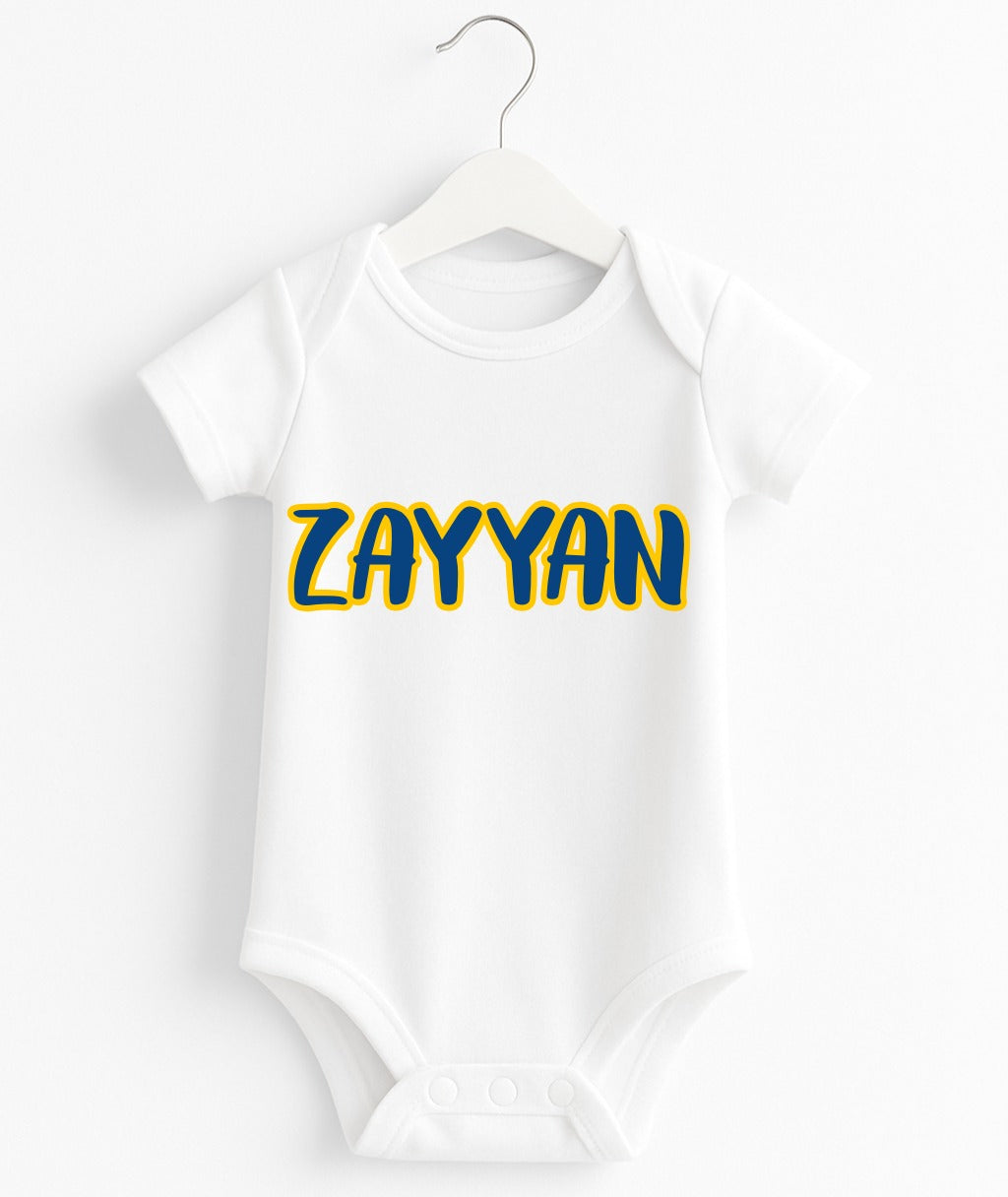 Custom Baby Name Romper | Personalized Your Own Text