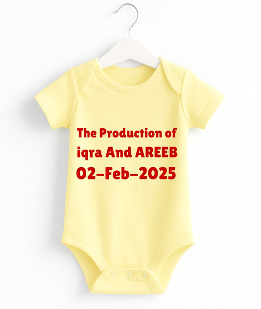 Custom Text Baby Romper | Customize Your Own Text