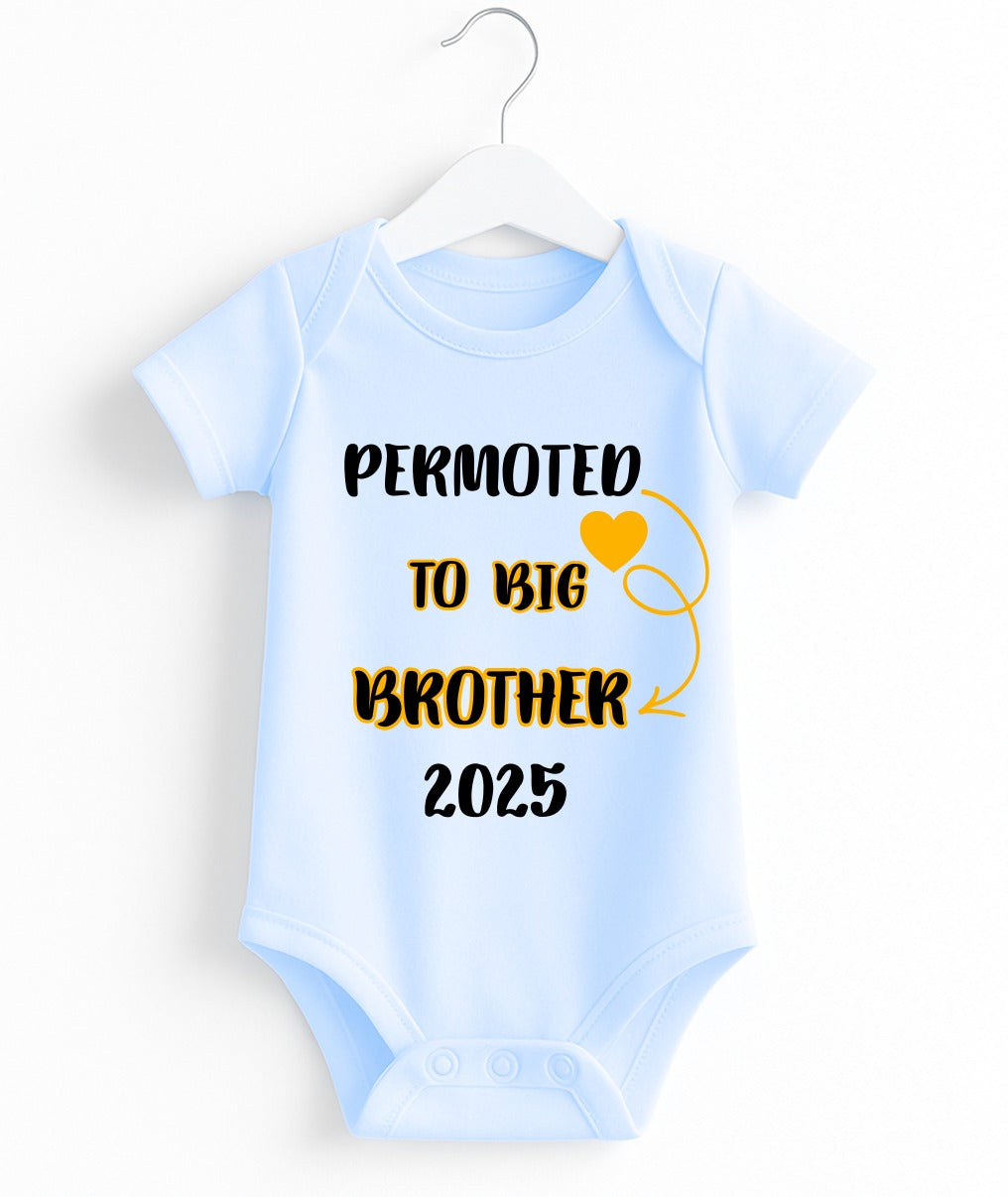 Permoted To Big Brother | Customize Baby Romper