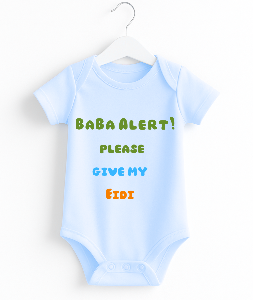 Customize Text Eid Romper