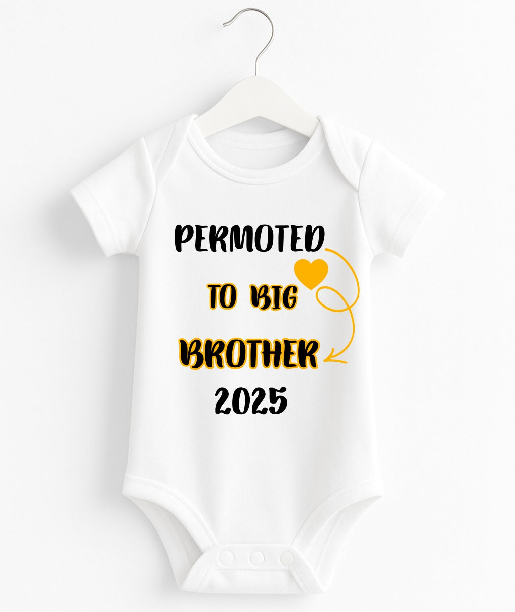 Permoted To Big Brother | Customize Baby Romper