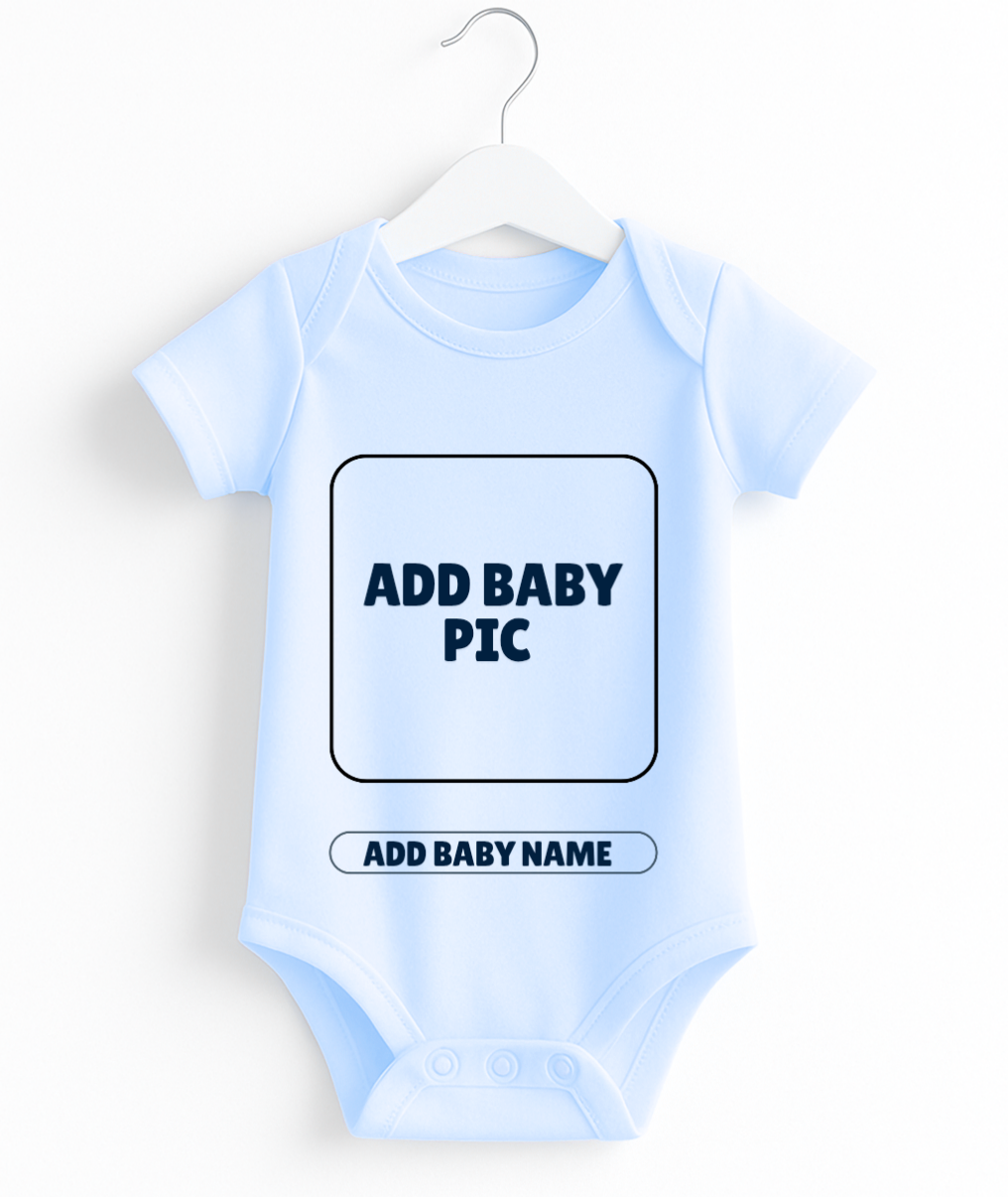 Custom Name & Pic Baby Romper| Customize Romper