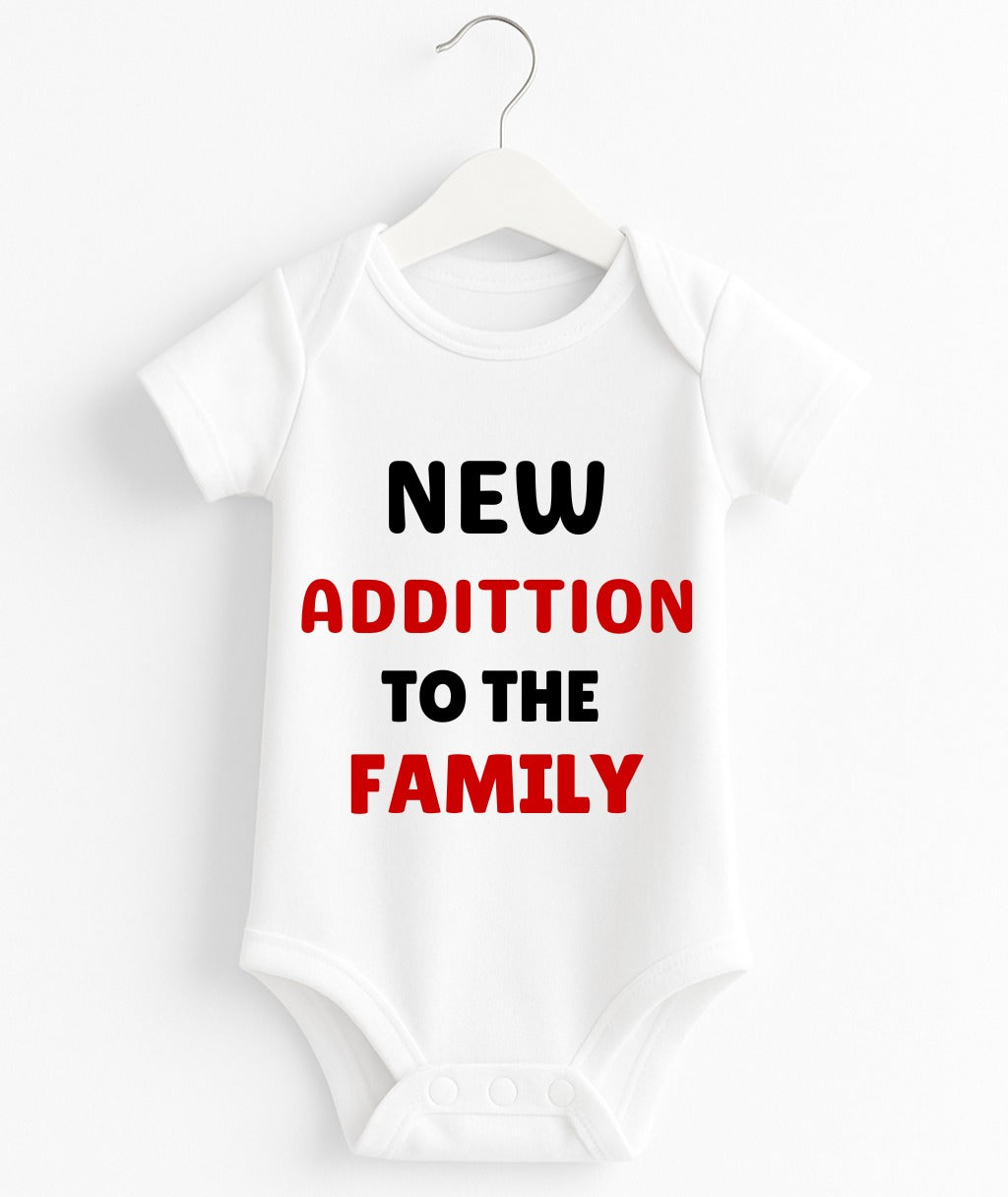 New Addition To The Family | Customize Baby Romper