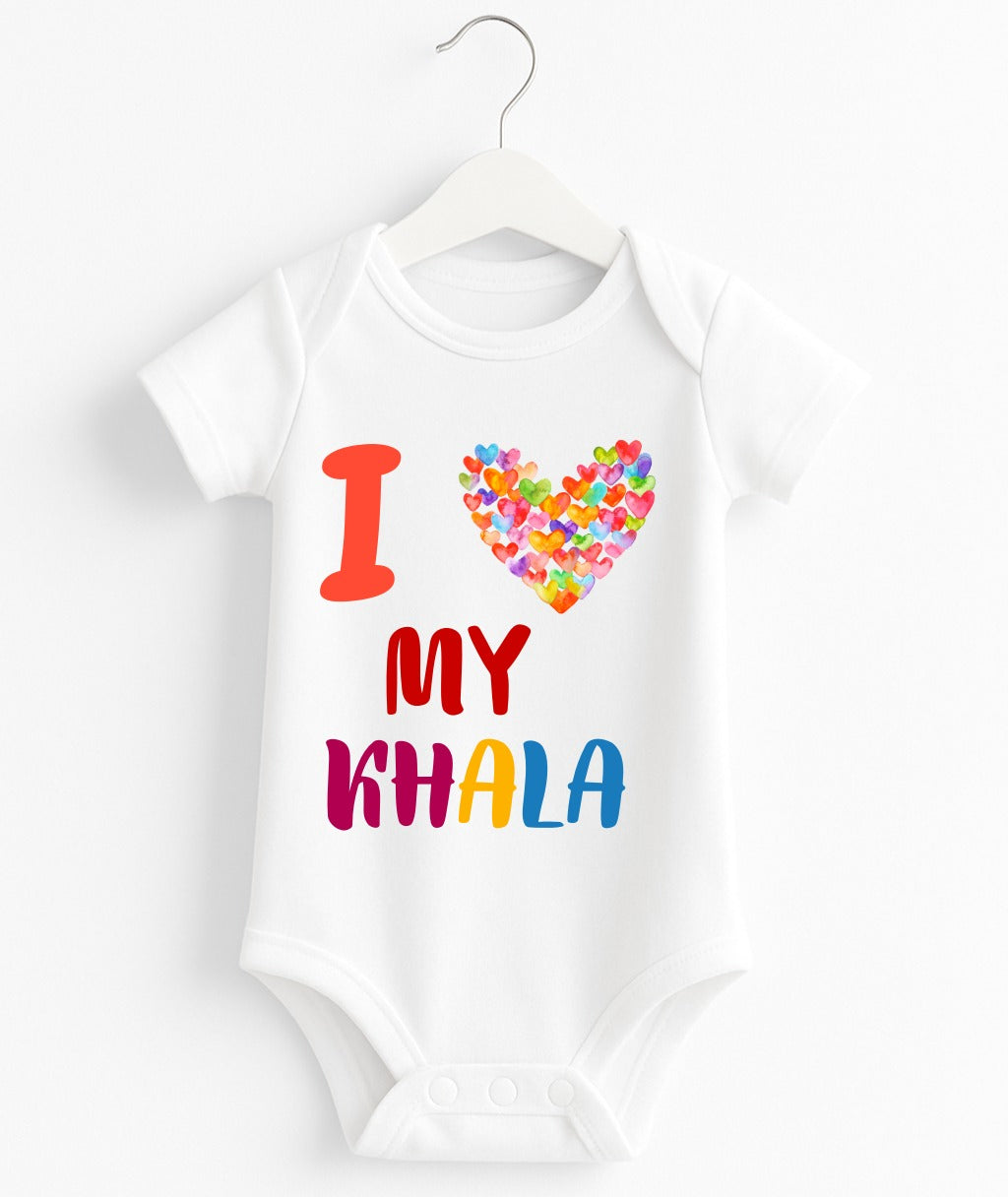 I Love My Khala | Customize Baby Romper