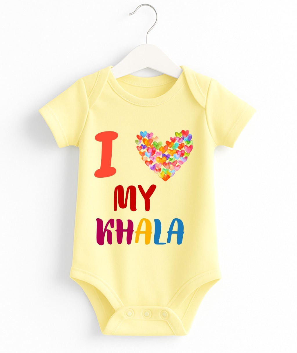 I Love My Khala | Customize Baby Romper