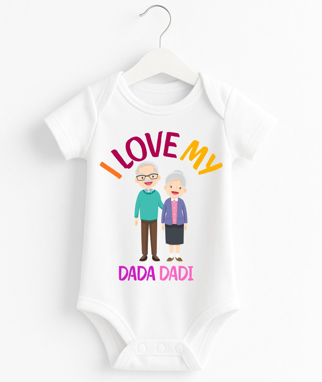I Love My Dada Dadi | Customize Baby Romper