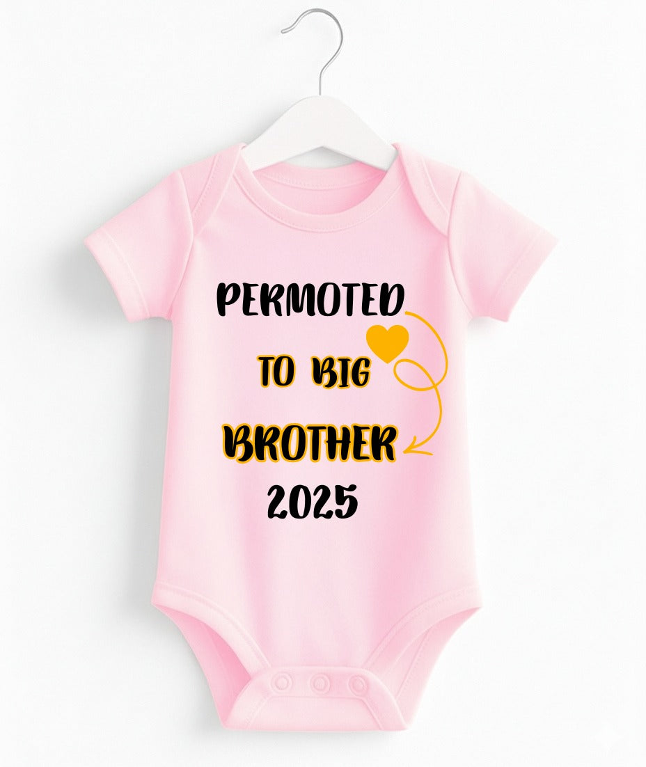 Permoted To Big Brother | Customize Baby Romper