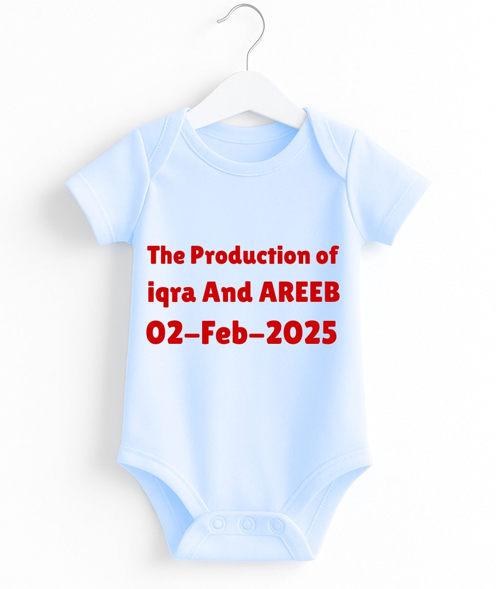 Custom Text Baby Romper | Customize Your Own Text