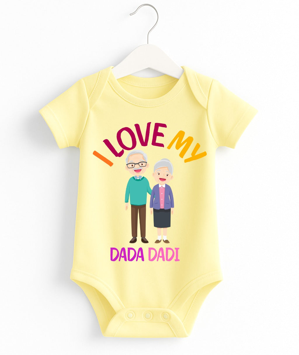 I Love My Dada Dadi | Customize Baby Romper