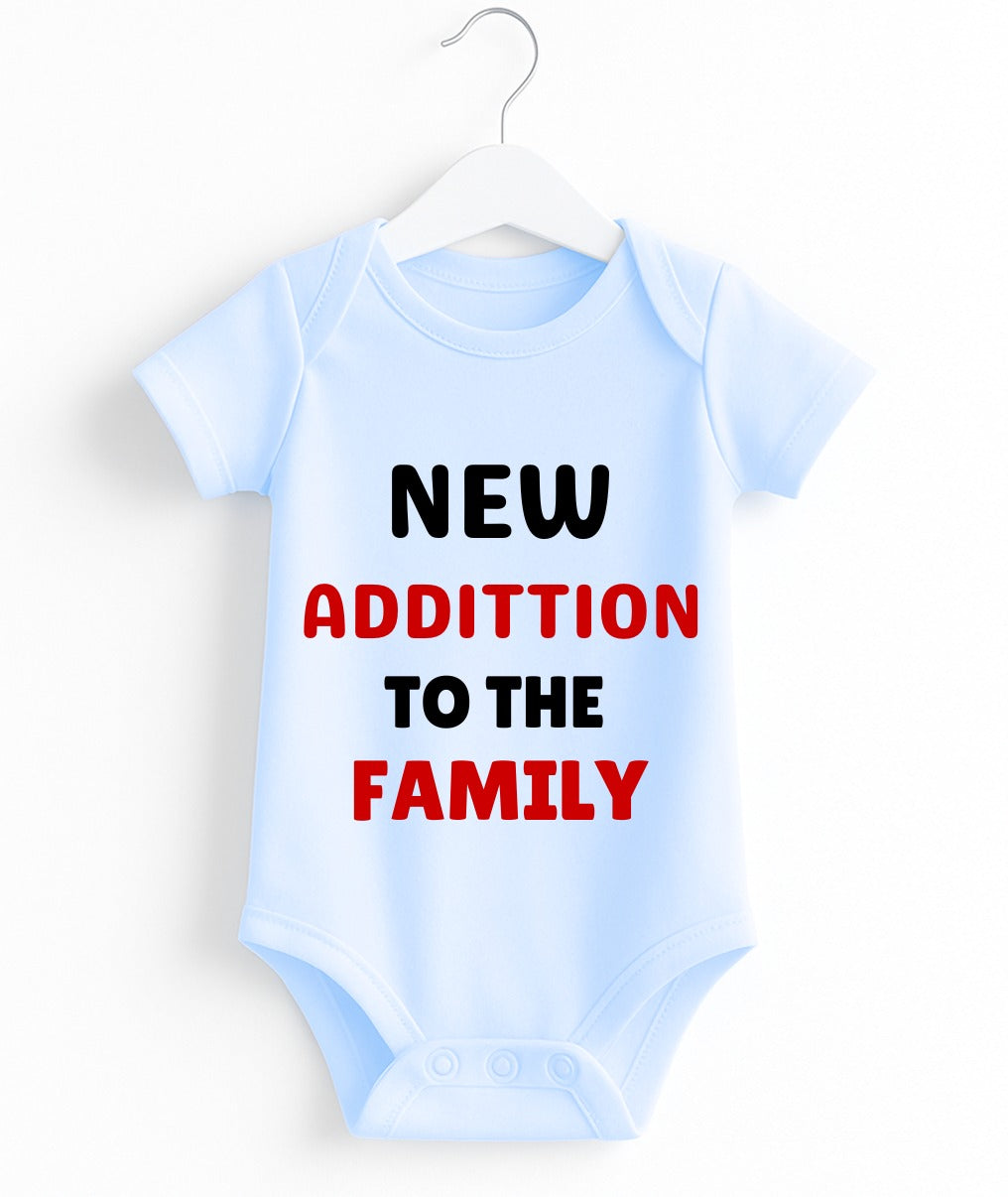 New Addition To The Family | Customize Baby Romper