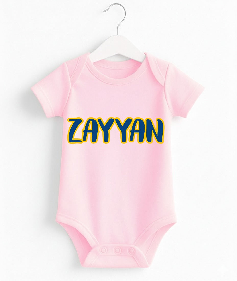 Custom Baby Name Romper | Personalized Your Own Text