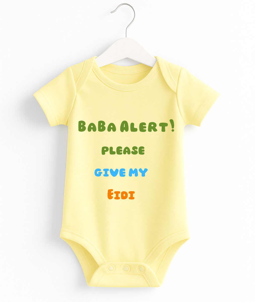 Customize Text Eid Romper