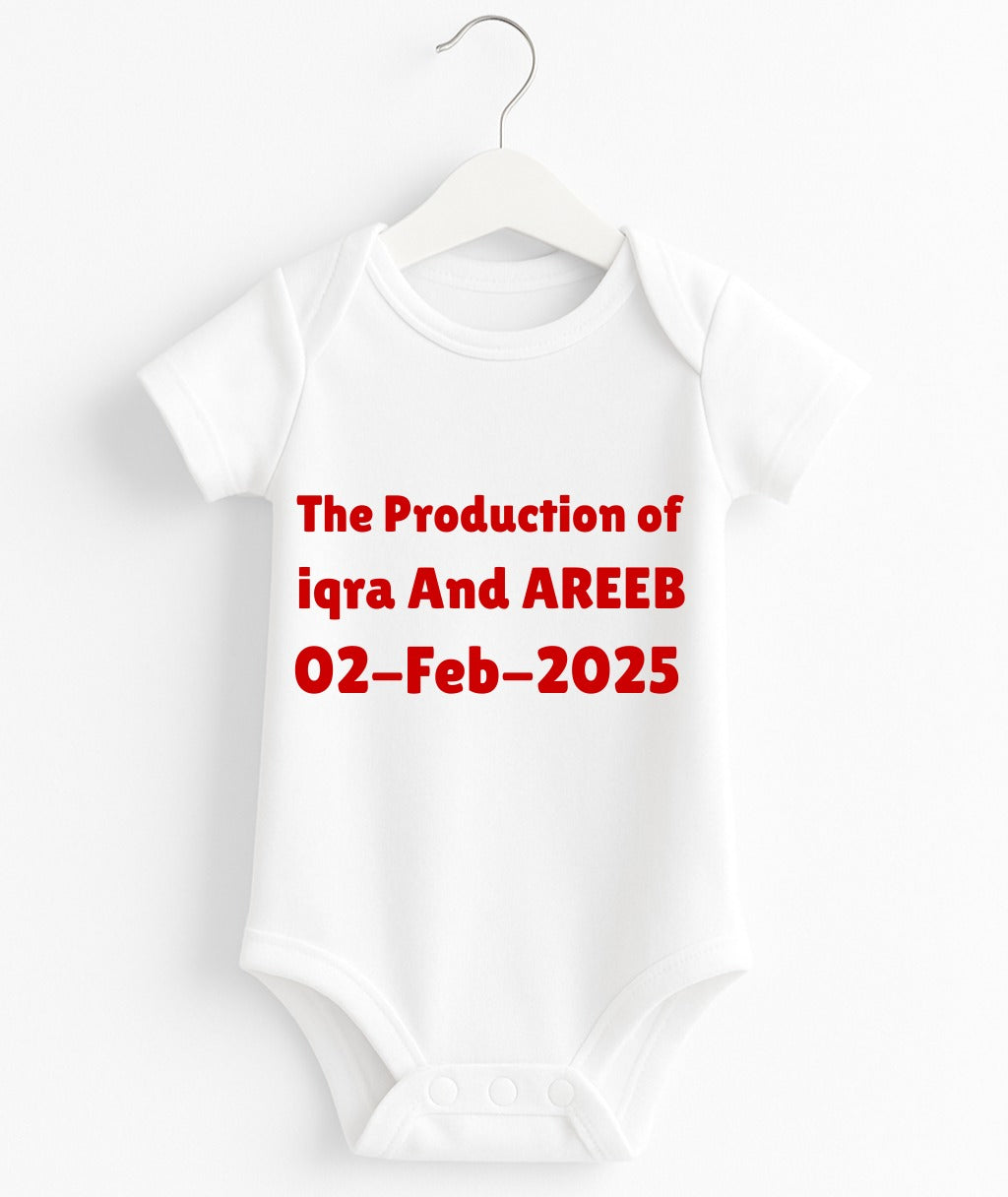 Custom Text Baby Romper | Customize Your Own Text