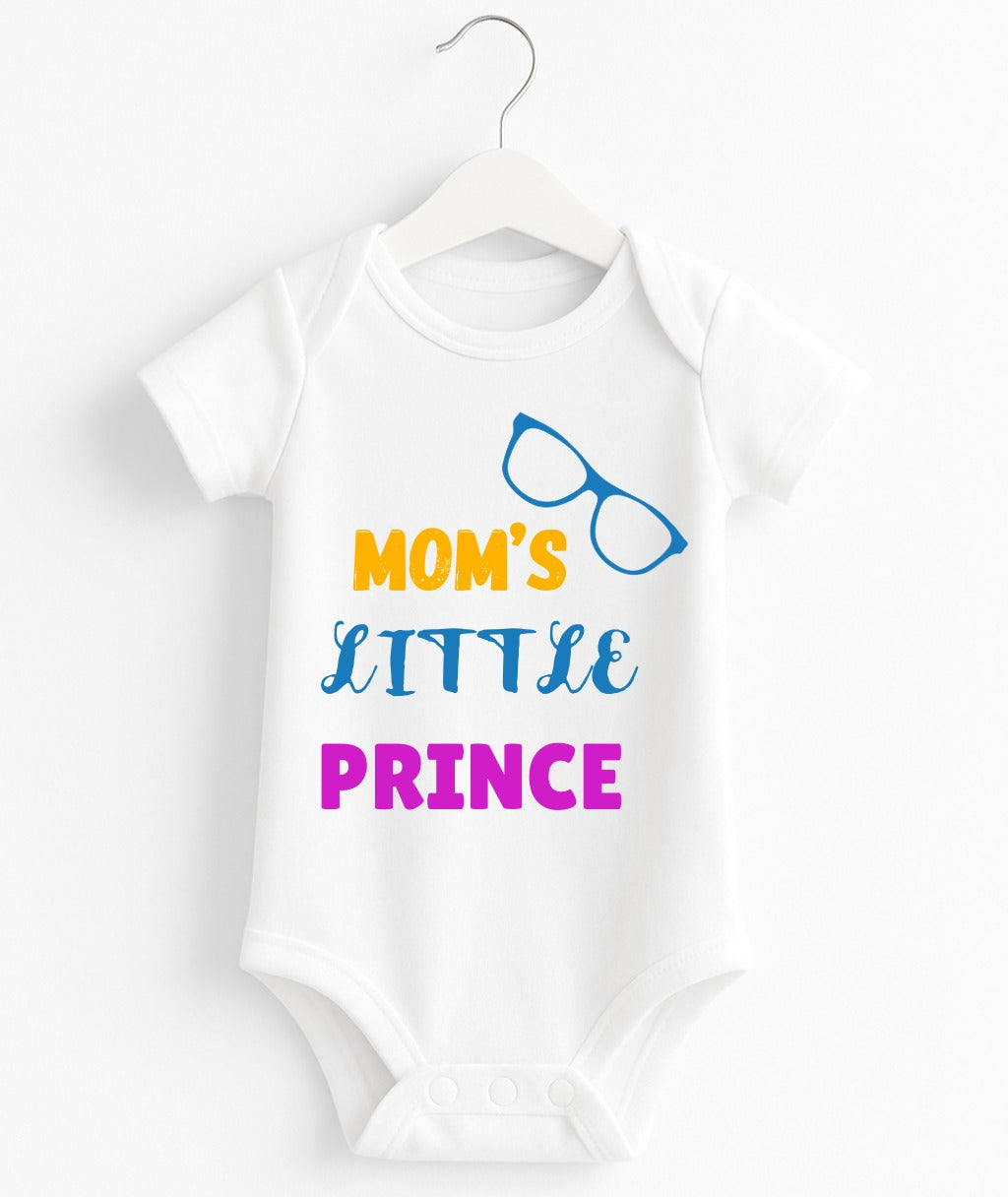 Mom's Little Prince | Customize Baby Romper