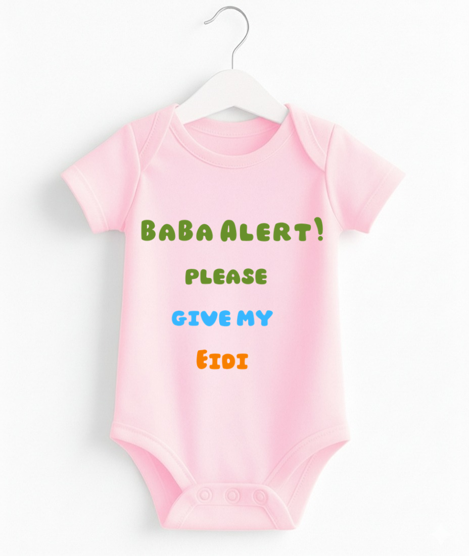 Customize Text Eid Romper