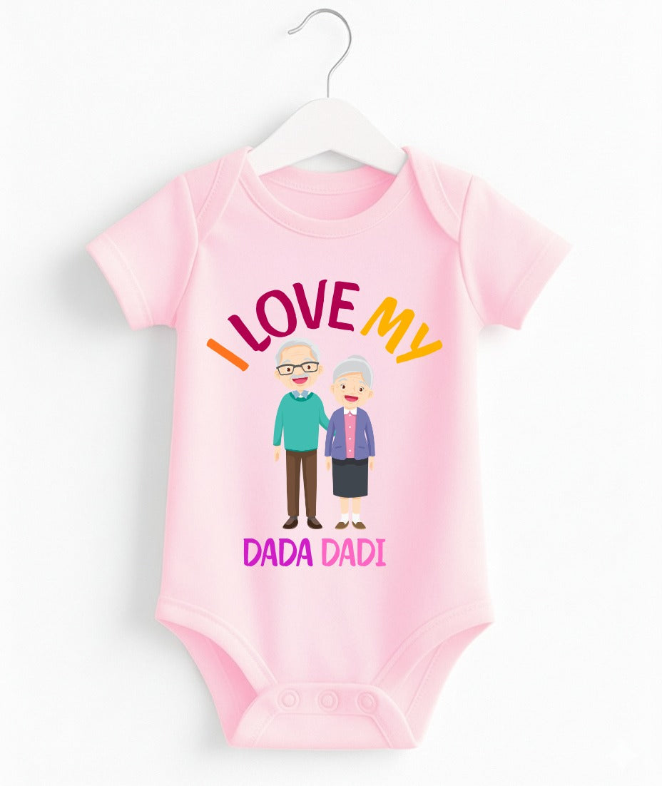 I Love My Dada Dadi | Customize Baby Romper
