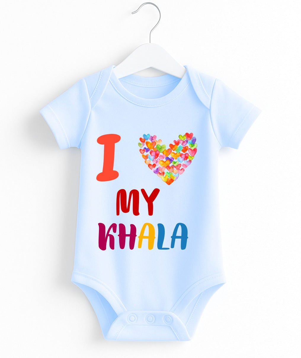 I Love My Khala | Customize Baby Romper